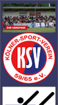 Mobile Screenshot of ksv-heimersdorf.de